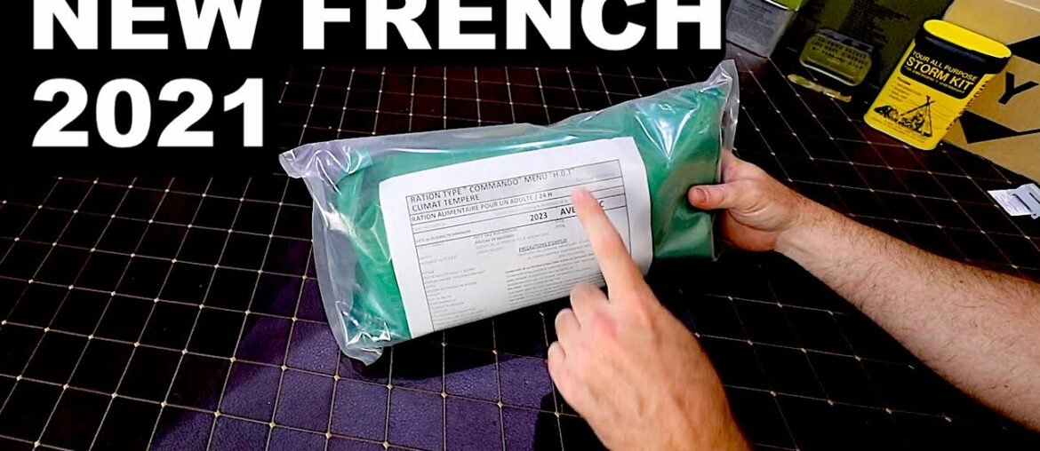 MRE REVIEW French Commando HOT Climate Waterproof Ration