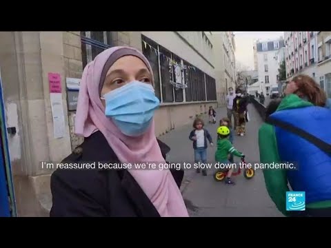 Macron announces French school closure, nationwide restrictions Macron announces French school closure, nationwide restrictions