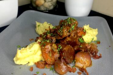 BEEF BOURGUIGNON | BOURGUIGNON GARNISH | POMMES PUREE | FRENCH CUISINE