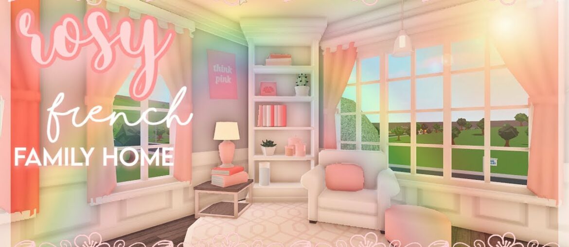 Bloxburg | Rosy French Family Home | speedbuild