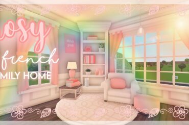 Bloxburg | Rosy French Family Home | speedbuild