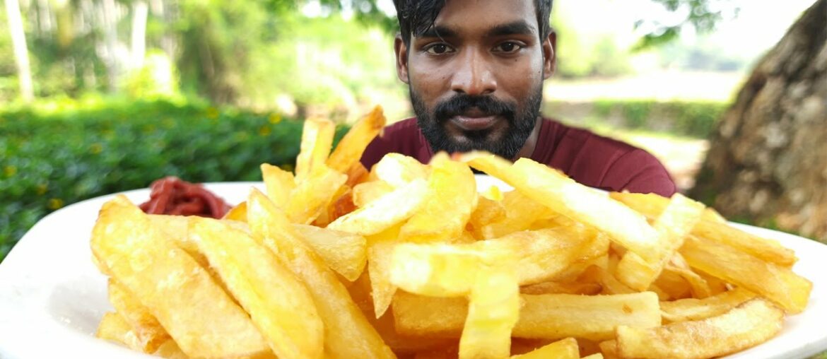 Crispy french fries | french fries recipe | #VillageFoodTrials