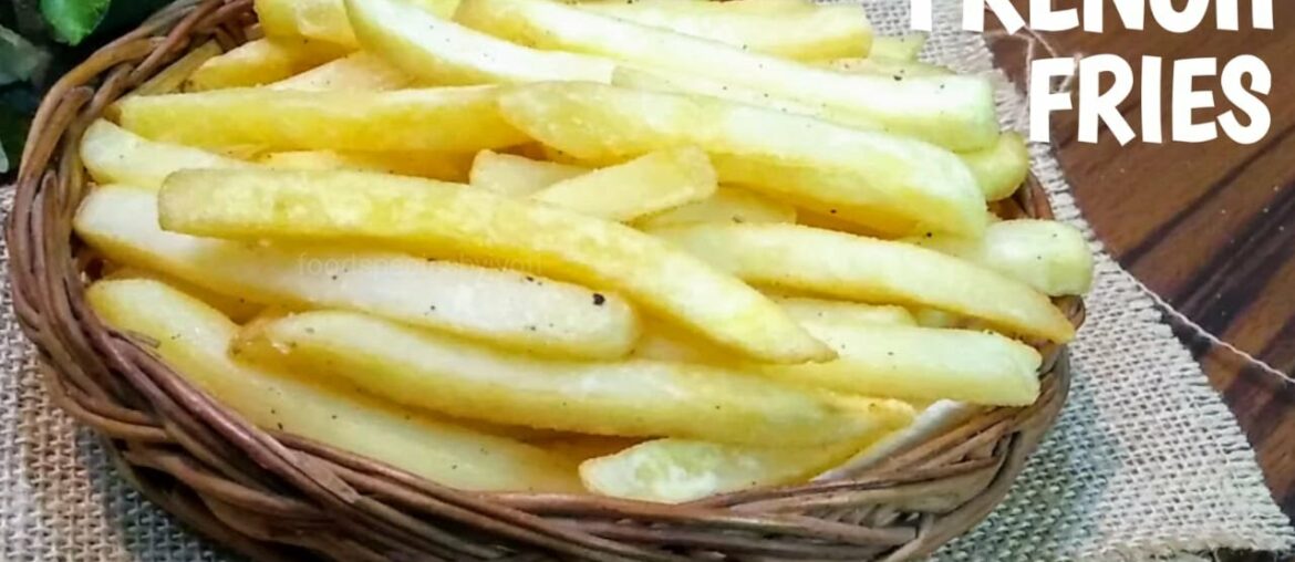 Crispy french fries recipe | how to make restaurant style french fries at home | easy french fries Crispy french fries recipe | how to make restaurant style french fries at home | easy french fries