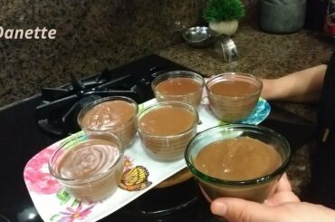 Chocolate pudding - DANETTE - (french recipe)