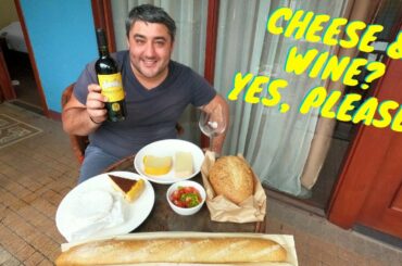 My first French cheese, wine & bread in 3 months! Enough said | Vientiane, LAOS