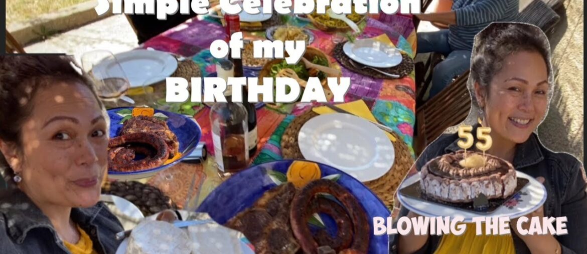 Simple celebration of my Birthday  || Blowing the Cake || BBQ TIME