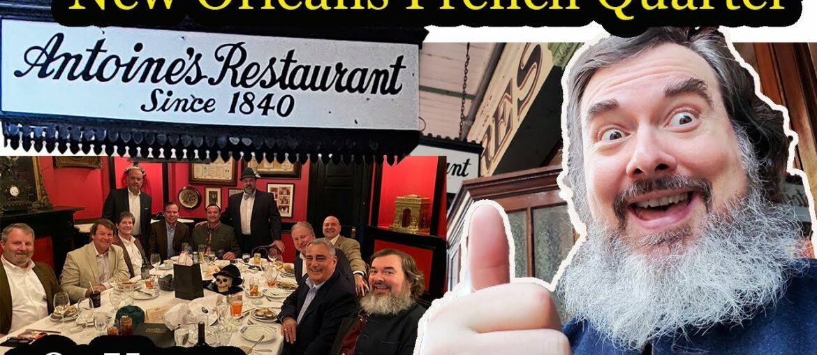 New Orleans French Quarter Restaurant Review Vlog: Antoine’s Restaurant French Creole Food
