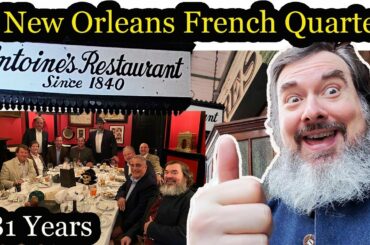 New Orleans French Quarter Restaurant Review Vlog: Antoine’s Restaurant French Creole Food
