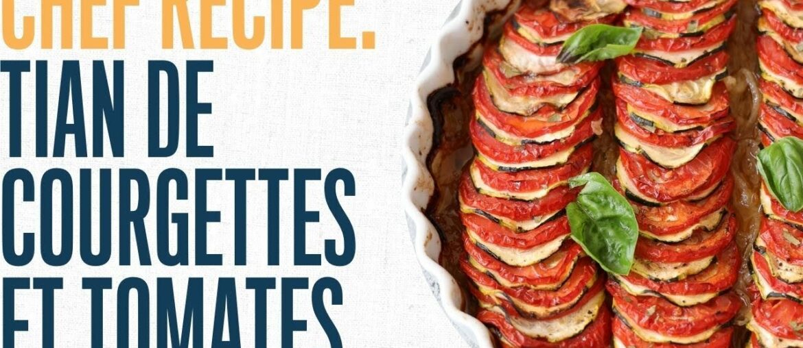 Confit of zucchini and tomato: every vegetarian should try. Confit of zucchini and tomato: every vegetarian should try.