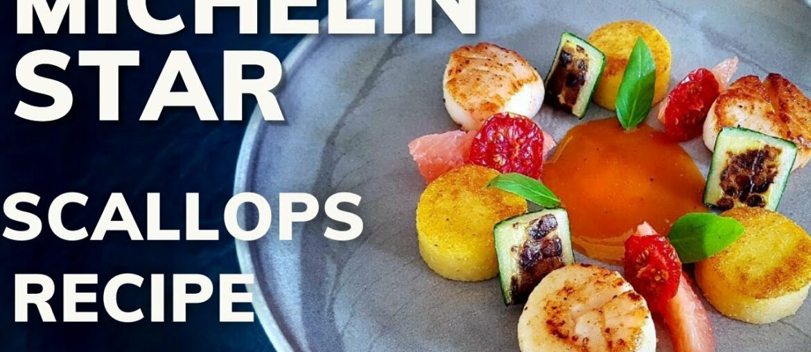 Michelin star SCALLOPS recipe (Fine Dining Cooking At Home)