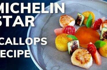 Michelin star SCALLOPS recipe (Fine Dining Cooking At Home)