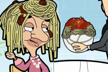 Spaghetti Bean | Funny Clips | Mr Bean Cartoon World