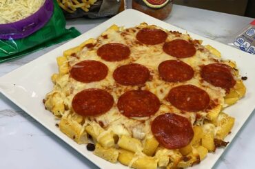French Fry Pizza