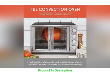 Last Minute Elite Gourmet ETO-4510M Double French Door Countertop Convection Toaster Oven, Bake Bro