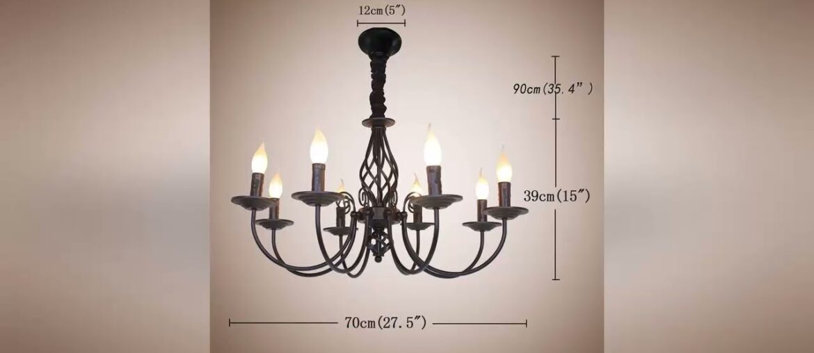 Best Review Ganeed Rustic Chandelier,8 Lights French Country Chandeliers,Metal Black Pendant Chande Best Review Ganeed Rustic Chandelier,8 Lights French Country Chandeliers,Metal Black Pendant Chande