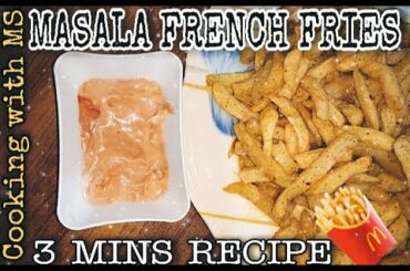 Masala french fries | Very easy and yummy   | 3 mins recipe | Masala french fries by Cooking with MS