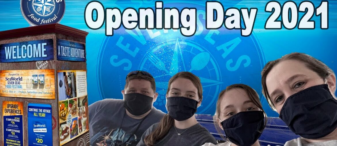 SeaWorld San Antonio Seven Seas Food Festival Opening Day 2021 SeaWorld San Antonio Seven Seas Food Festival Opening Day 2021