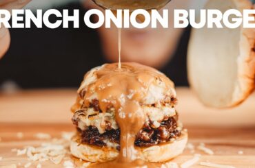 French Onion Burger