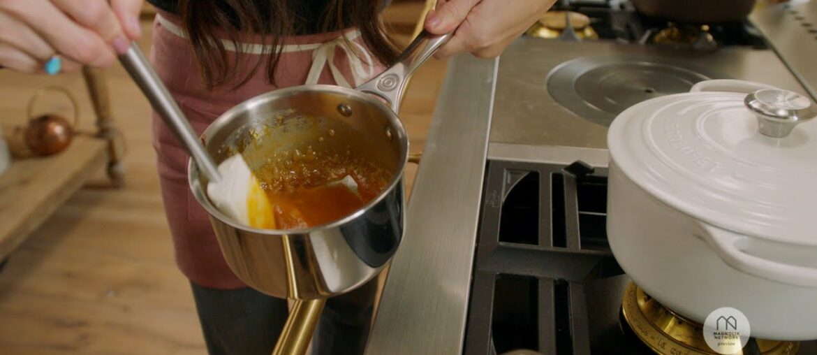 How to Make Caramel Sauce | Magnolia Table with Joanna Gaines | Magnolia Network