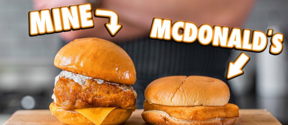 Making the McDonald's Filet-O-Fish Sandwich At Home | But Better Making the McDonald's Filet-O-Fish Sandwich At Home | But Better