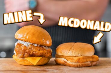 Making the McDonald's Filet-O-Fish Sandwich At Home | But Better