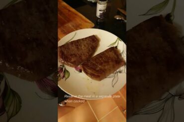 Bavette a l'echalotte - hanger steak with shallots sauce