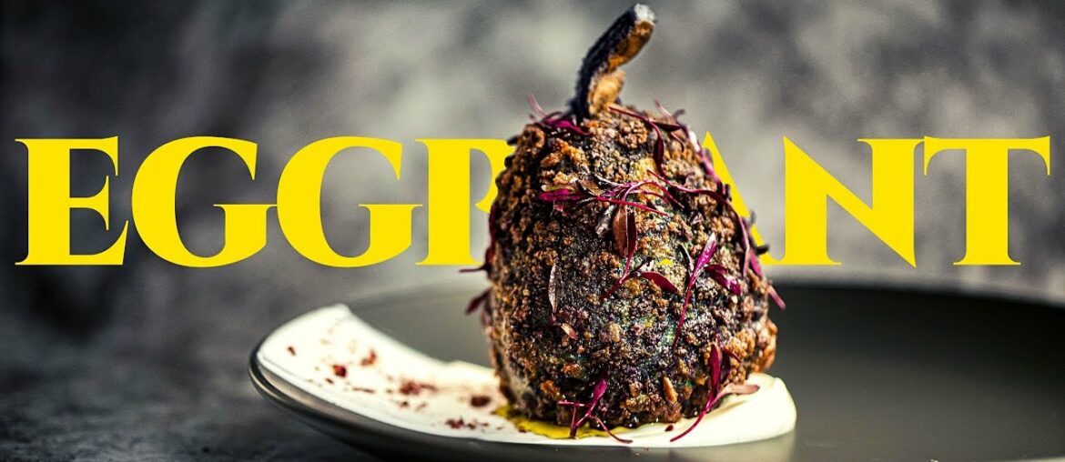 EGGplant transformation | VEGAN fine-dining recipe