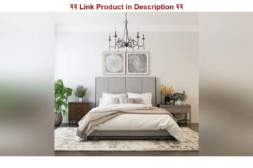 Deal Product GEPOW Rustic Dining Room Chandelier Farmhouse Lighting Fixture Hanging, 26.4" Large Fr