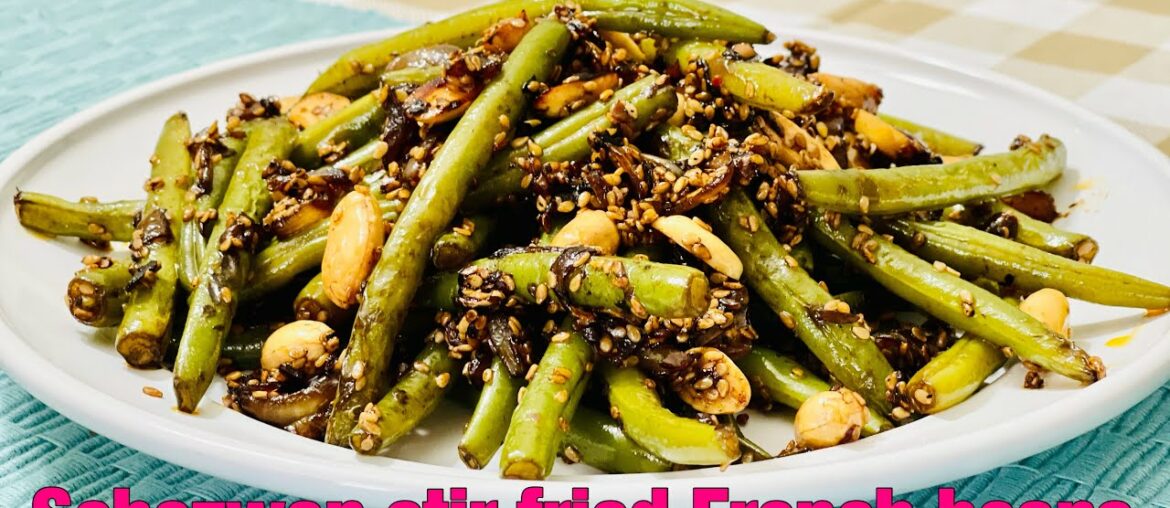 Schezwan stir fried french beans(easy & quick recipe)
