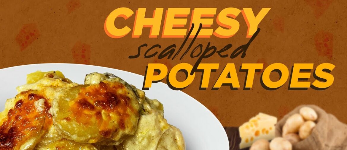 Simple Cheesy Scalloped Potatoes Recipe - DELICIOUS Scalloped Potatoes with Cream and Cheese