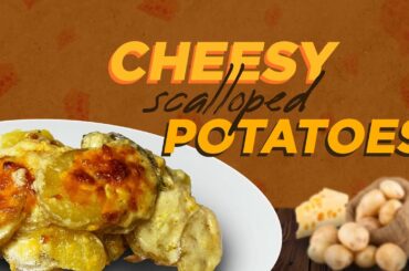 Simple Cheesy Scalloped Potatoes Recipe - DELICIOUS Scalloped Potatoes with Cream and Cheese