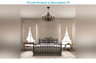 Top 5 Ganeed Rustic French Country Chandelier,6 Lights Farmhouse Candle Iron Chandeliers,Vintage Me