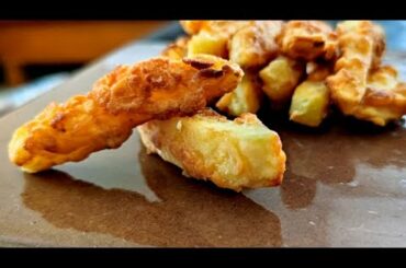 French fries with flour / Different recipes