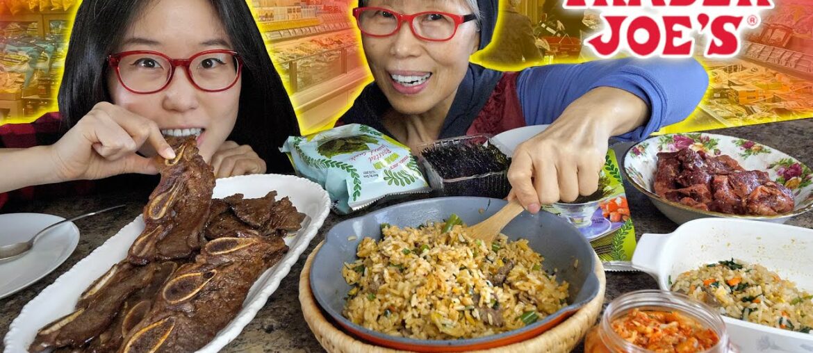 Trying K-BBQ & Korean Food from TRADER JOE'S Trying K-BBQ & Korean Food from TRADER JOE'S