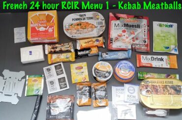 French 24 hour RCIR Menu 1 - Kebab Meatballs