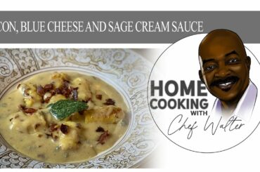 Bacon Blue Cheese and Sage Cream Sauce Recipe