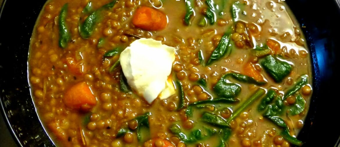 French Lentil And Spinach Soup Recipe | By Victoria Paikin French Lentil And Spinach Soup Recipe | By Victoria Paikin