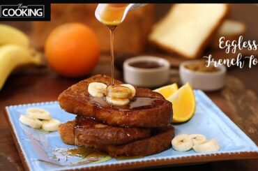 Eggless French Toast | Banana French Toast | Healthy Breakfast Recipes | Bread Recipes | Snacks