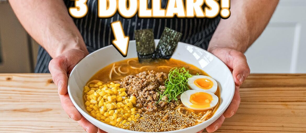 3 Dollar Homemade Ramen | But Cheaper