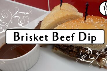 Brisket Beef Dip - Leftover Brisket