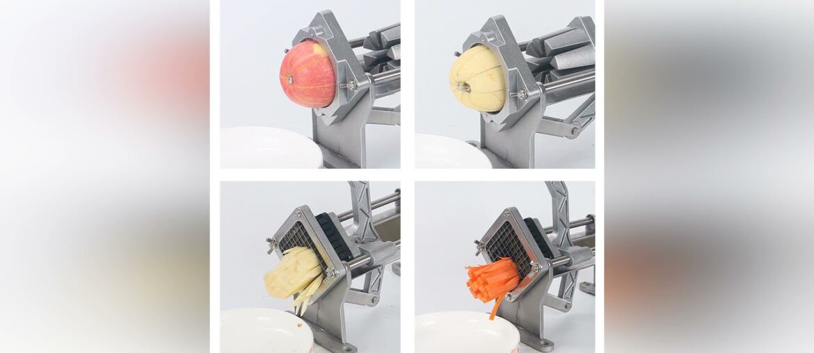 Top Stainless Steel Vegetables Cutter Potato Commercial French Fry Slicer Cutter with Blades Top Stainless Steel Vegetables Cutter Potato Commercial French Fry Slicer Cutter with Blades