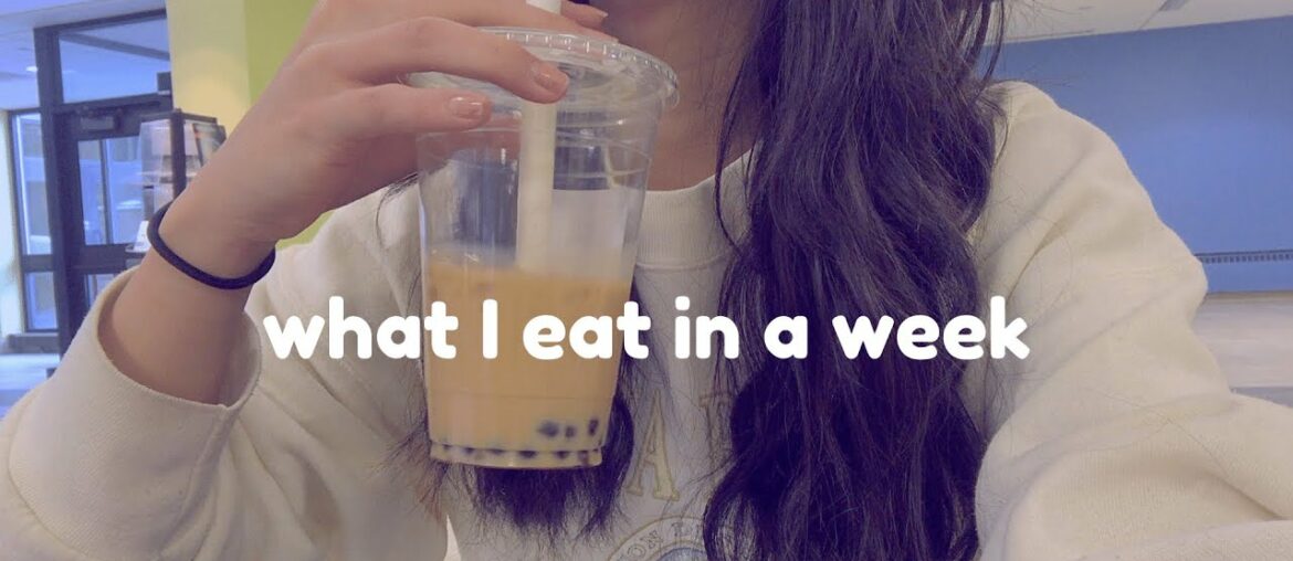 What I Eat in a Week | EP1: washu dining What I Eat in a Week | EP1: washu dining