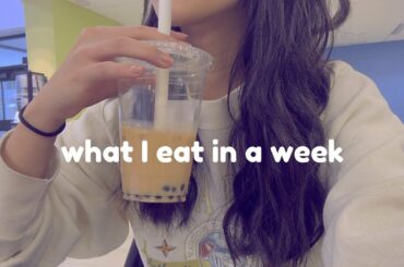 What I Eat in a Week | EP1: washu dining