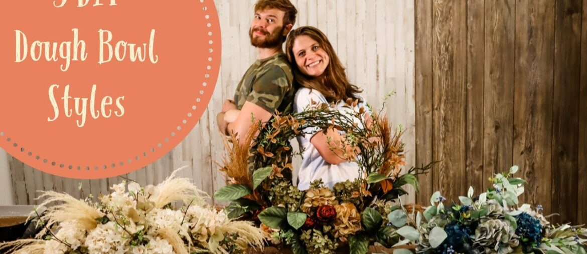 Three DIY Dough Bowl Styles For Foyer, Dining Room Table, Side Board and More: Home Decor (2021)