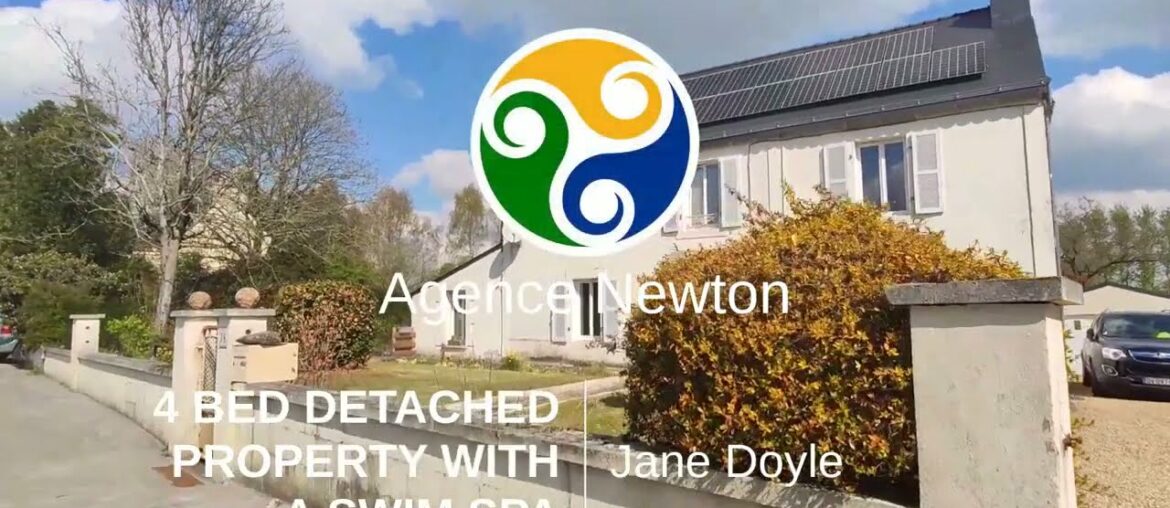 French Property for sale - large 4 bedroom family home with a heated swim spa