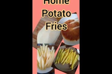 How To Make Potato Fries | Home Recipe | @sehlmixvlogs | #Shorts