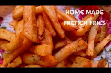 Recipe of french fries-with twist of row mango chutney | home made crispy french fries