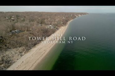 9 Tower Hill Road Shoreham ny Aerial Video