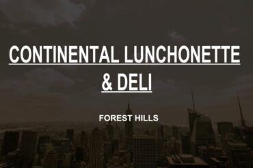 Best Continental Restaurant in New York