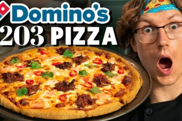 $203 Domino's Pizza Taste Test | FANCY FAST FOOD